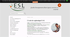 Desktop Screenshot of esl-sophrologie.com